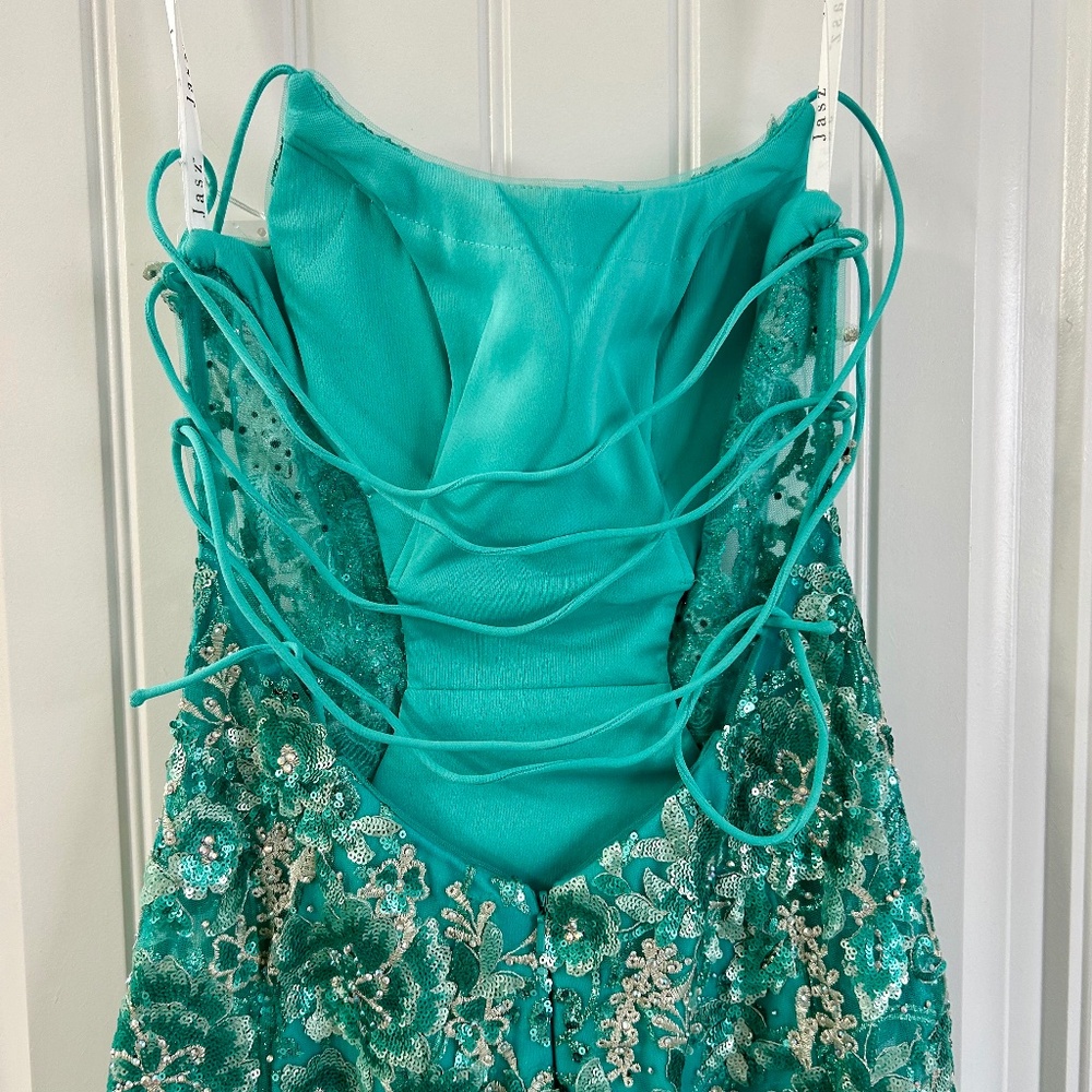 NWT Jazz Courture Size 000 Prom Dress Item 7408 - Picture 2 of 11